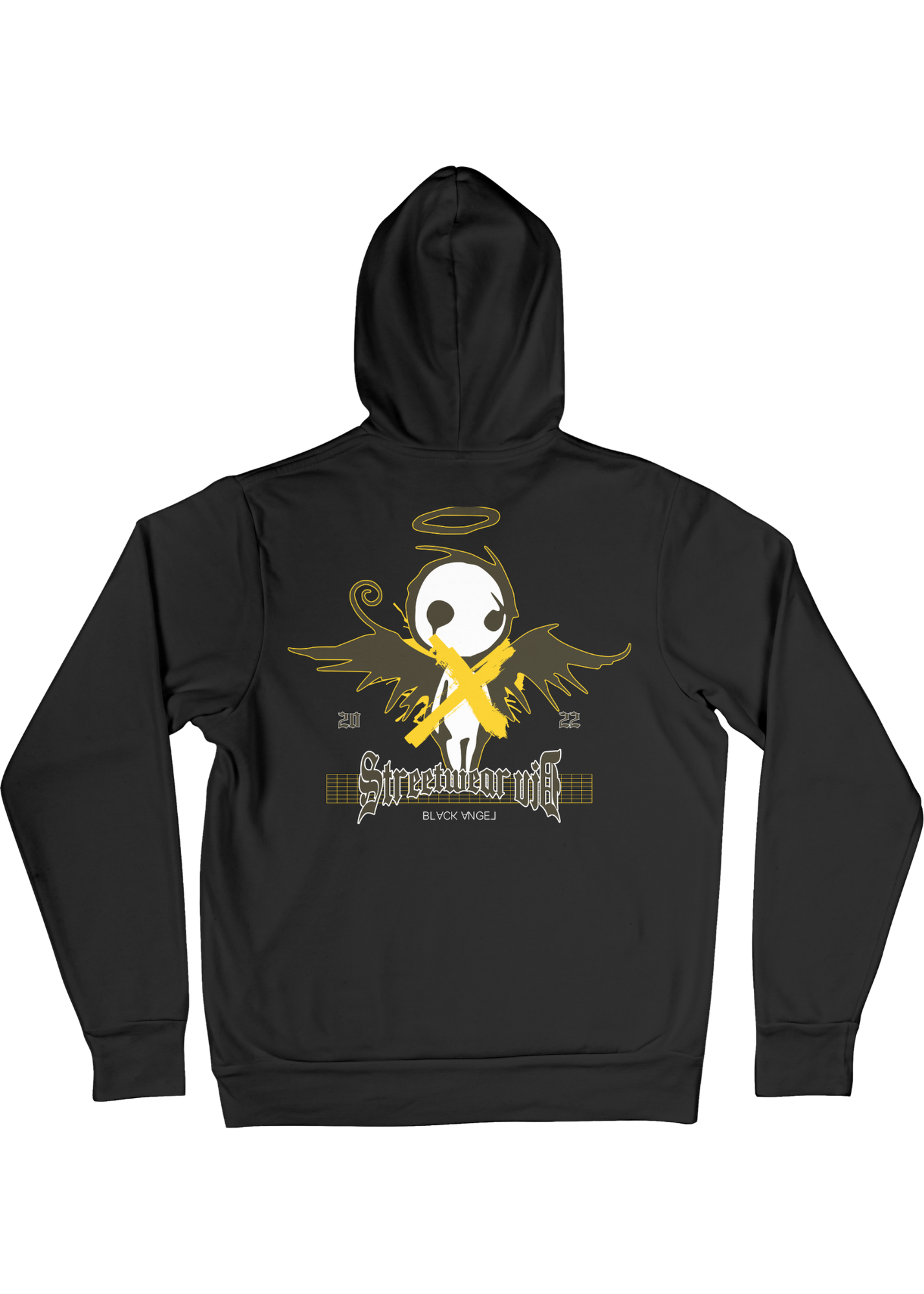 Streetwear White Hoodie