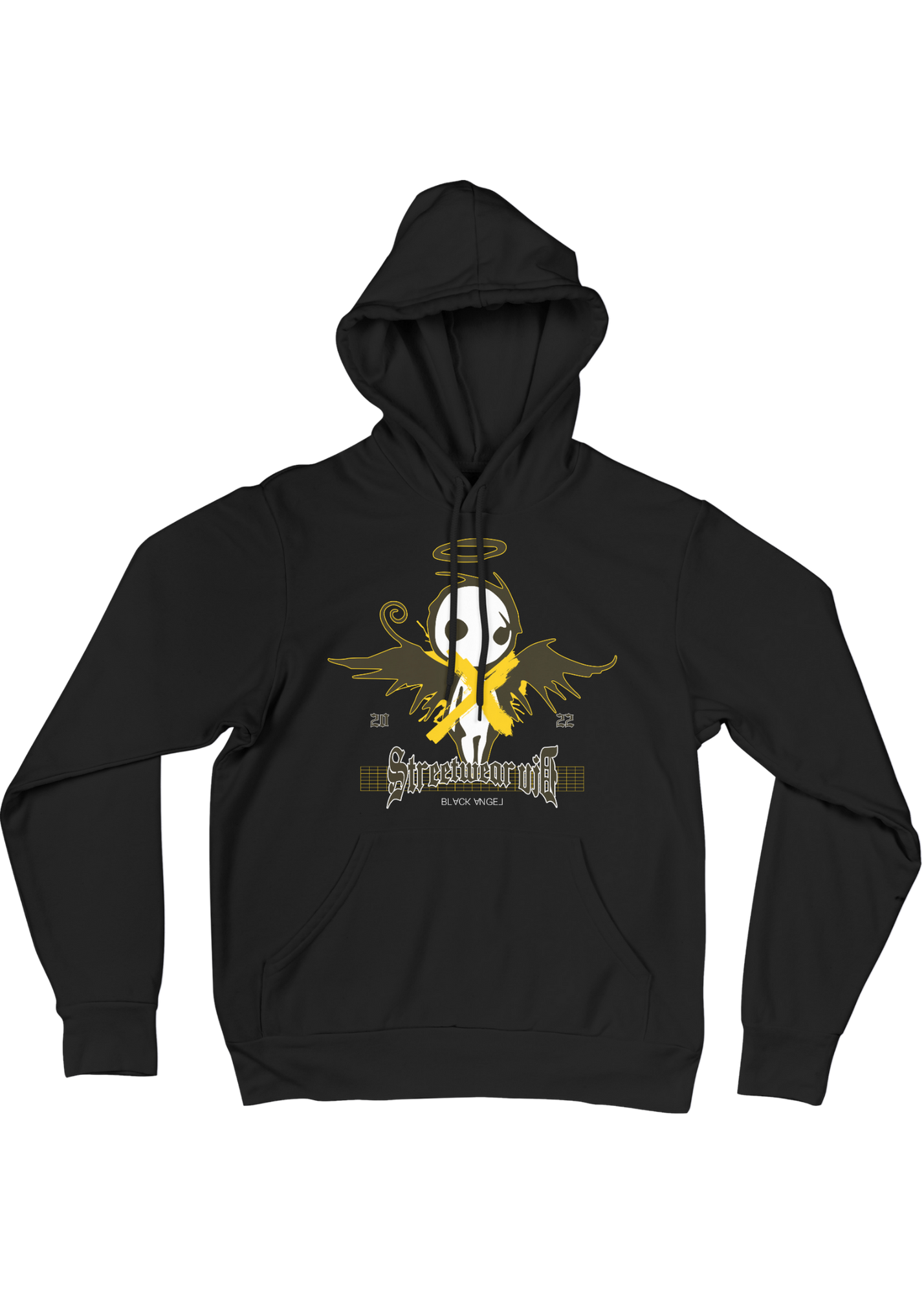 Streetwear White Hoodie